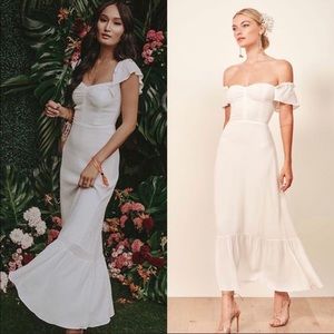 Reformation Butterfly Dress- Ivory
